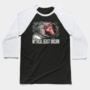 Mythical Beast Unicorn Baseball T-Shirt